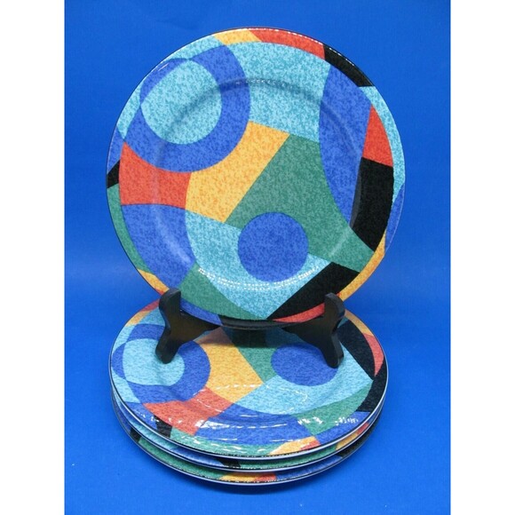 Victoria & Beale ACCENTS Set Of 4 Vintage 7 3/4" Salad Plates READ DESC - Picture 10 of 10